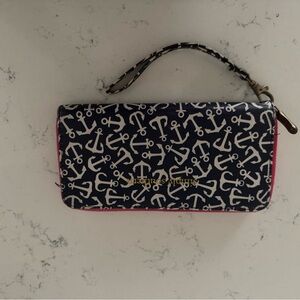 Simply Southern Nautical Anchor Print Wristlet Wallet